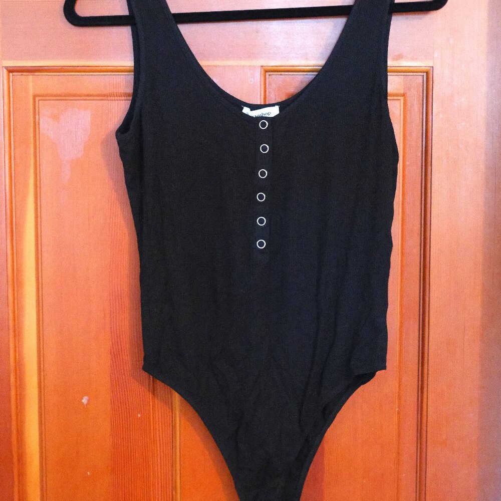Black Tank Top Bodysuit